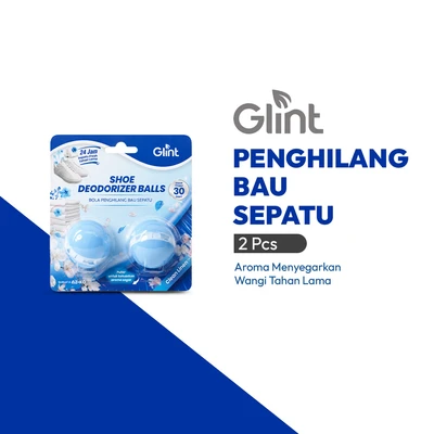 Gambar Glint Clean Linen Bola Penghilang Bau Sepatu Set 2 Pcs - Biru