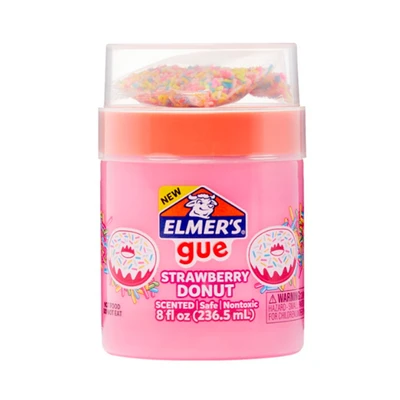 Gambar Elmers Gue Slime Strawberry Donut 236.5 ml - Pink