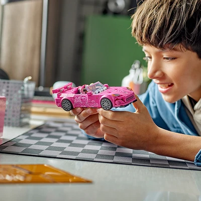 Gambar LEGO Speed Champions 2 Fast 2 Furious Honda S2000 Set 300 pcs 77241 - Pink