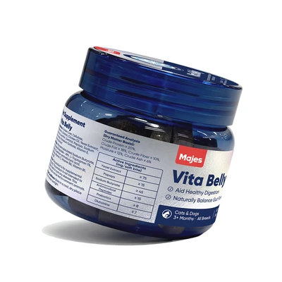 Gambar Majes Suplemen Hewan 3+ Months All Breeds Vita Belly 90 gr