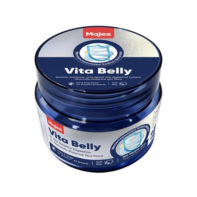 Gambar Majes Suplemen Hewan 3+ Months All Breeds Vita Belly 90 gr