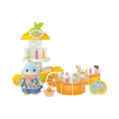 Gambar Sylvanian Families Set Boneka Citrus Bird Juice Stand 5861 - Mix