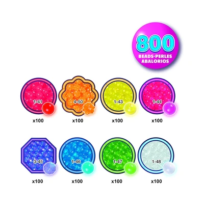 Gambar Aqua Beads Set Neon Bead Pack 35143 - Mix