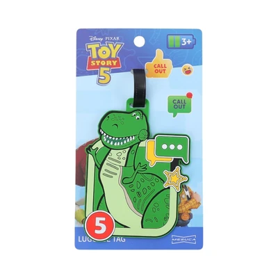 Gambar Disney Toy Story Label Koper Dino - Hijau