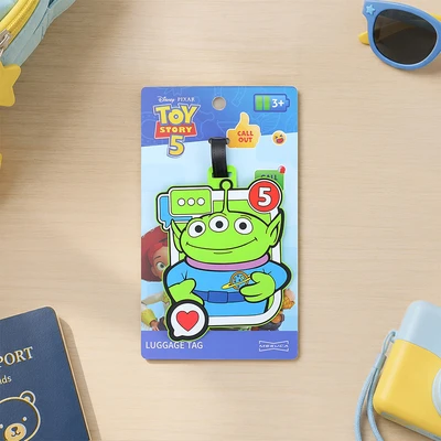 Gambar Disney Toy Story Label Koper Alien - Hijau