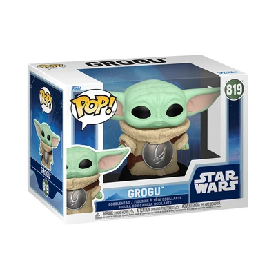 Gambar Funko Pop Figure Star Wars Grogu Crest Bobblehead 90447 - Mix
