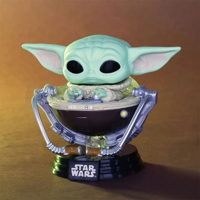 Gambar Funko Pop Figure Star Wars Grogu In Pram Bobblehead 90451 - Mix