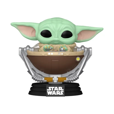 Gambar Funko Pop Figure Star Wars Grogu In Pram Bobblehead 90451 - Mix
