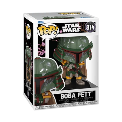 Gambar Funko Pop Figure Star Wars Impressions Boba Fett Bobblehead 90295 - Hijau