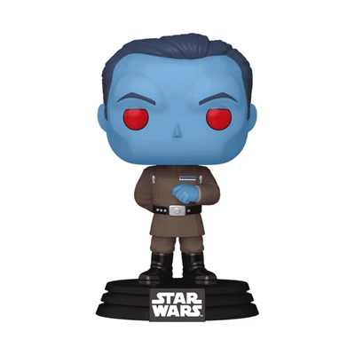Gambar Funko Pop Figure Star Wars Admiral Thrawn Bobblehead 86591 - Biru/cokelat