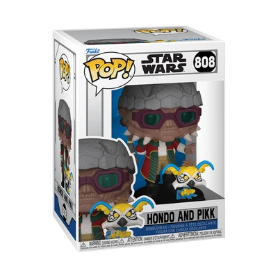 Gambar Funko Pop Figure Star Wars The Clone Wars Hondo Bobblehead & Pikk 86928 - Mix