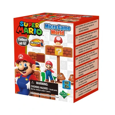 Gambar Epoch Set Minifigure Micro Game World Super Mario Random