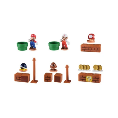 Gambar Epoch Set Minifigure Micro Game World Super Mario Random