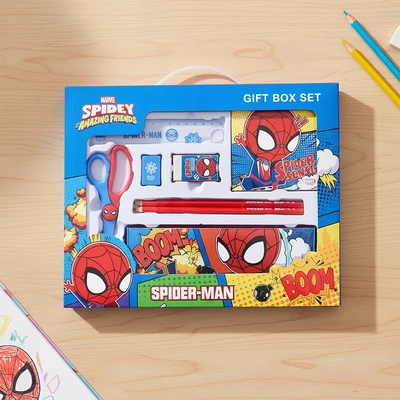 Gambar Disney Gift Box Set Alat Tulis & Tempat Pensil Spidey Amazing Friends - Mix