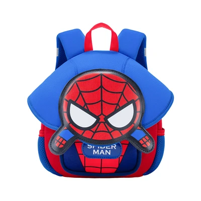 Gambar Disney Tas Ransel Anak Spider-Man 3D Head - Biru Tua/Merah