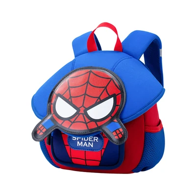 Gambar Disney Tas Ransel Anak Spider-Man 3D Head - Biru Tua/Merah
