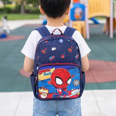 Gambar Disney Tas Ransel Anak Spider-Man Sense Small - Biru Tua