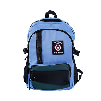 Gambar Disney Tas Ransel Anak Marvel Captain America - Biru