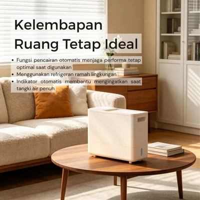 Gambar Kris Dehumidifier 6 Liter/Hari 120 Watt - Putih