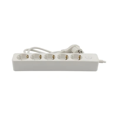 Gambar Krisbow Stop Kontak Ekstensi Single Switch 5 Soket 1.5 Meter - Putih