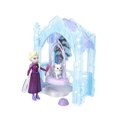 Gambar Disney Princess Set Frozen Elsa & Icy Animal Hideaway Jfg29 - Mix