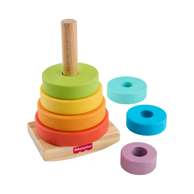 Gambar Fisher Price Set Rock A Stack Kayu - Mix