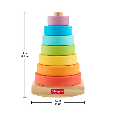 Gambar Fisher Price Set Rock A Stack Kayu - Mix
