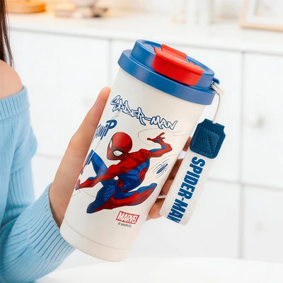Gambar Disney Spider-Man Botol Vacuum Flask 2-in-1 Stainless Steel 316 500 ml - Mix