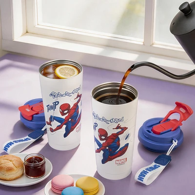 Gambar Disney Spider-Man Botol Vacuum Flask 2-in-1 Stainless Steel 316 500 ml - Mix