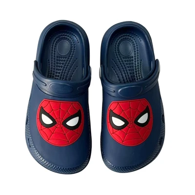 Gambar Disney Sandal Anak Clogs Spider-Man Ukuran 29 - Biru
