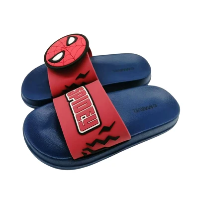 Gambar Disney Sandal Anak Slides Spider-Man Ukuran 29 - Biru