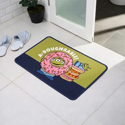 Gambar Disney Toy Story Keset Pintu Alien Adoughrabel 40x60 cm - Hijau/Biru