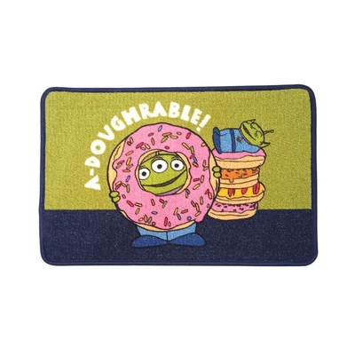 Gambar Disney Toy Story Keset Pintu Alien Adoughrabel 40x60 cm - Hijau/Biru