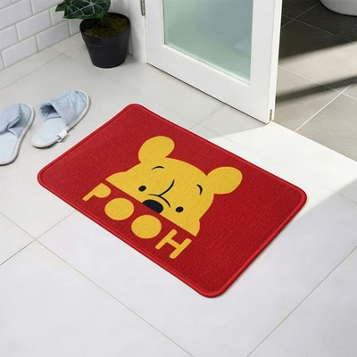 Gambar Disney Keset Pintu Pooh Original 40x60 cm - Merah/Kuning