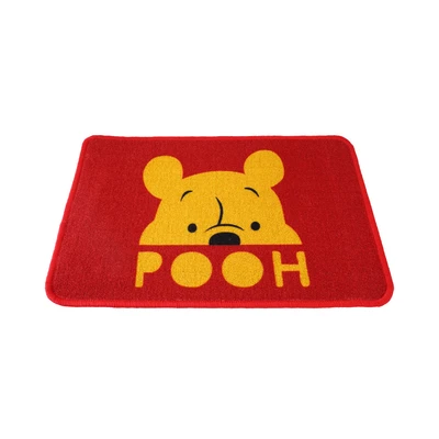 Gambar Disney Keset Pintu Pooh Original 40x60 cm - Merah/Kuning