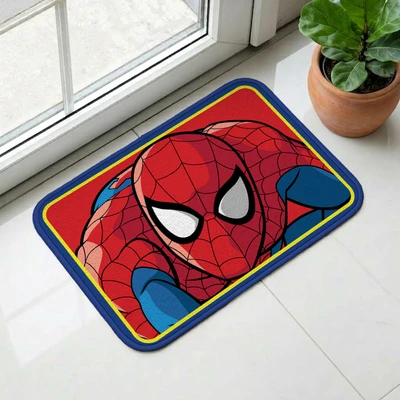 Gambar Disney Keset Pintu Spider-Man Zoomed 40x60 cm - Merah/Biru