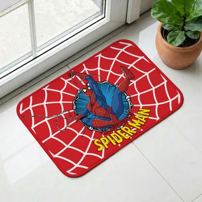 Gambar Disney Keset Pintu Spider-Man Web 40x60 cm - Merah