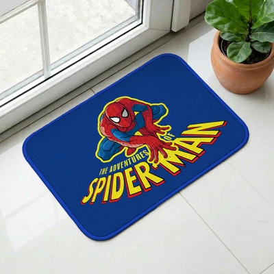 Gambar Disney Keset Pintu Spider-Man Jump Line 40x60 cm - Biru
