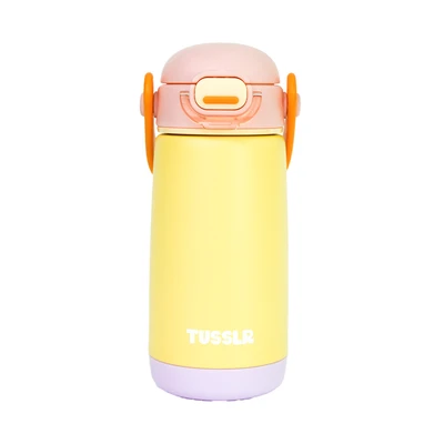 Gambar Tusslr Botol Vacuum Flask Anak Stainless Steel 400 ml - Kuning