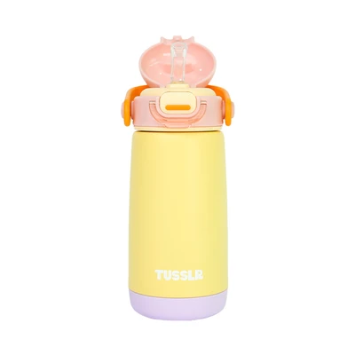 Gambar Tusslr Botol Vacuum Flask Anak Stainless Steel 400 ml - Kuning