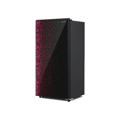 Gambar Sharp Kulkas 1 PIntu 166 Liter SJ-X186MG-GR - Hitam/Merah