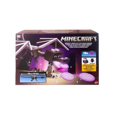 Gambar Minecraft Dragons Breath Attack Ender Dragon - Ungu/Hitam