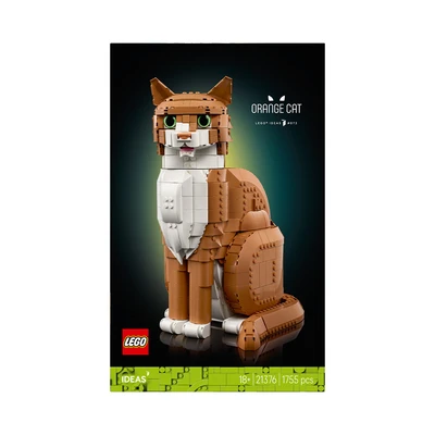 Gambar LEGO Ideas Orange Cat Set 1755 pcs 21376 - Oranye/Putih