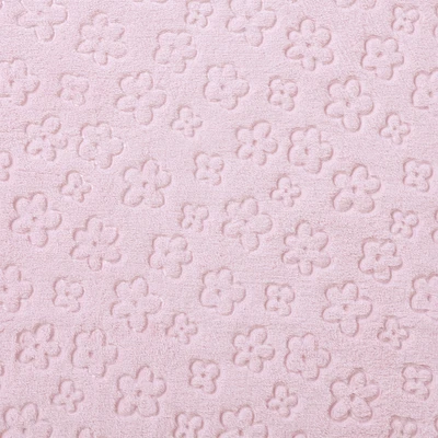Gambar Informa Selimut Anak Microfiber Polyester Emboss Bunga 125x150 cm - Pink