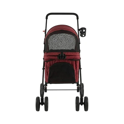 Gambar Pet Kingdom Stroller Hewan Peliharaan Max 15 kg - Merah