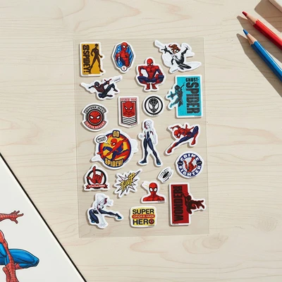 Gambar Disney Stiker Puffy Spider-Man Set 20 pcs - Mix