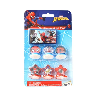 Gambar Disney Stempel Kit Spider-Man Set 6 pcs - Merah/Biru