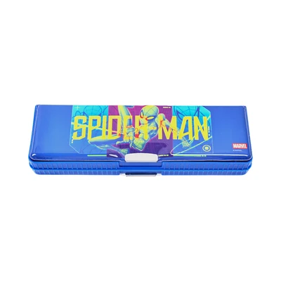 Gambar Disney Set Alat Tulis & Tempat Pensil Multifngsi Spider-Man - Biru