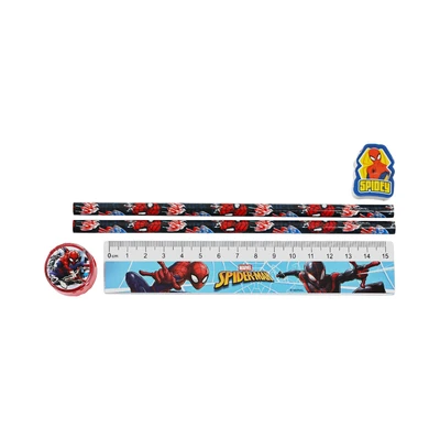 Gambar Disney Set Alat Tulis & Tempat Pensil Spider-Man Random
