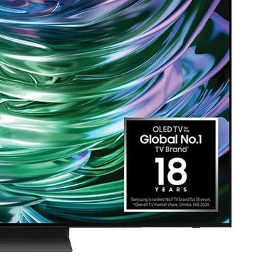 Gambar Samsung 83 Inch OLED 4K Smart TV QA83S90HAEXXD - Hitam